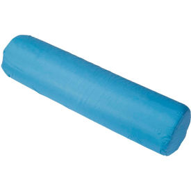 Foam Roll Pillow For Home and Travel, 3-1/2" x 19", Blue