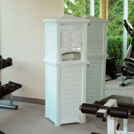 Lakeland Single Unit Towel Valet, White