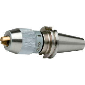 1/2" Capacity Taper Integral Keyless Shank Drill Chuck, 4.527"L, High Precision