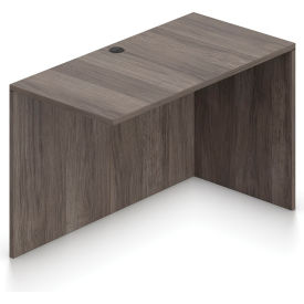 Return Desk - 48"W x 24"D x 29-1/2"H - Artisan Gray
