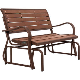 Lifetime Glider Bench, Mocha Brown