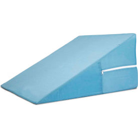 Orthopedic Foam Bed Wedge Pillow, 12" x 24" x 24", Blue