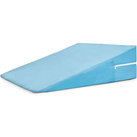 Orthopedic Foam Bed Wedge Pillow, 7" x 24" x 24", Blue