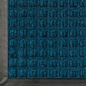 WaterHog Squares Entrance Mat Classic Border 3/8" Thick 3 x 10' Navy