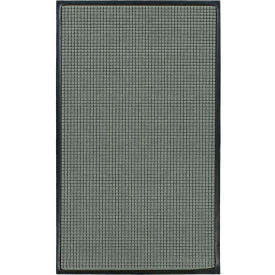 WaterHog Squares Entrance Mat Classic Border 3/8" Thick 3 x 4' Gray