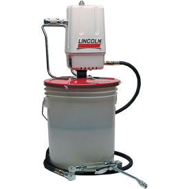 Lincoln Lubrication High-Pressure Heavy-Duty Grease Pump, 25-50lb Drum