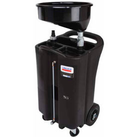 26 Gallon Used Fluid Drain, Black Polyethylene - 3626