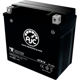 Battery ATX14 Powersports Battery, 12 Amps, 12V, B Terminals