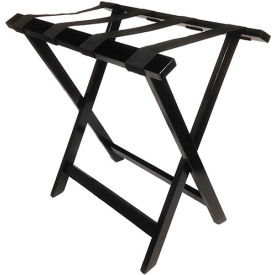Tall Standard Wood Luggage Rack - Espresso Finish