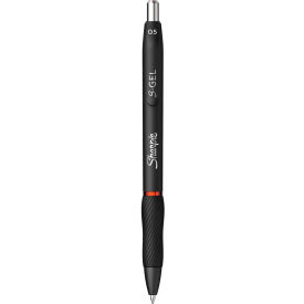 S Gel Retractable Gel Ink Pen, 0.5mm, Red Ink