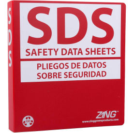 Eco GHS-SDS Binder (English/Spanish), 1.5" Ring, Recycled Poly, 6033