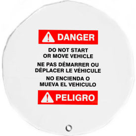 Lockout Steering Wheel Cover, 15" Diameter