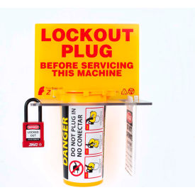RecycLockout Lockout Tagout Station, Plug Lockout, 7117