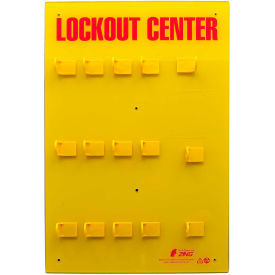 RecycLockout Lockout Station, 12 Padlock, Unstocked