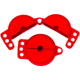 ZING RecycLockout Gate Valve Lockout, 1" to 2.5", Recycled Plastic