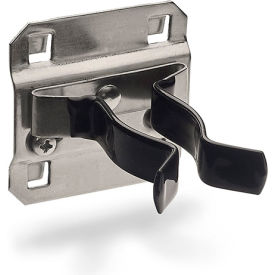 1" to 2" Hold Range Vinyl Dipped SS Extended Spring Clip for SS LocBoard, 3 Pk
