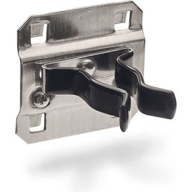 3/4" to 11/4" Hold Range Vinyl Dipped SS Extended Spring Clip for SS LocBoard, 3 Pk