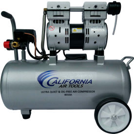 8010A Ultra Quiet & Oil-Free 1.0 Hp 8.0 Gal. Aluminum Tank Air Compressor