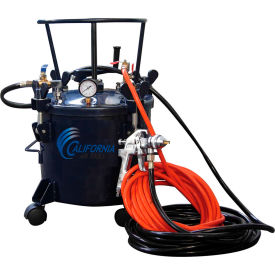 5 Gallon Pressure Pot w/HVLP Spray Gun & Hose