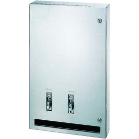Napkin & Tampon Vendor, Recessed, 18 Napkins/28 Tampons - 407-450000