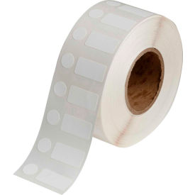 J20-251-7425J Polypropylene Label 0.5"H x 1"W 1500/Roll, w/ Second Label