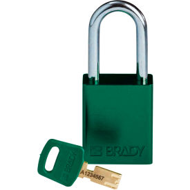 Lockout Padlock Aluminum 1.5" Steel Shackle Key Different