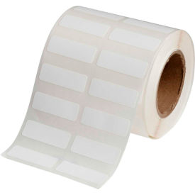 J20-37-7425J Polypropylene Label 0.5"H x 1.5"W 1500/Roll, w/ Second Label