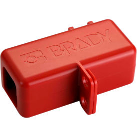 150820 BatteryBlock Cable Lockout - Small, ABS Plastic, Red, 1/4' Cable Length