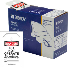 RipTag Safety Tag Roll Do Not Operate, 3"W x 5.75"H, 100/Roll