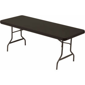 Stretch Fabric Tabletop Cap Cover, 6', Black