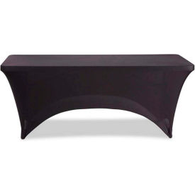Stretch Fabric Table Cover, 8', Black