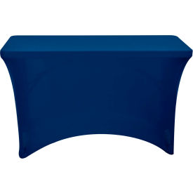 Iceberg Stretch Fabric Table Cover, 4', Blue