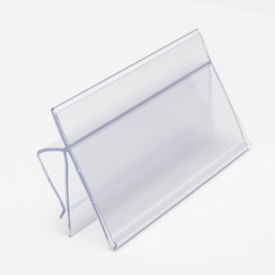 Bin-Clip Edge 2" X 4", Clear - Package Qty 25