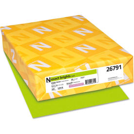 Colored Paper - Exact Brights Paper, Green, 8-1/2" x 11", 20 lb., 500 Sheets/Ream