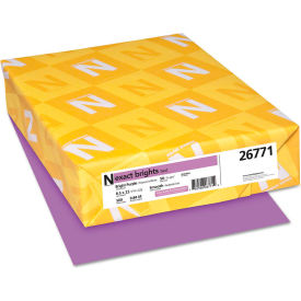 Colored Paper - Exact Brights Paper, Purple, 8-1/2" x 11", 20 lb., 500 Sheets/Ream