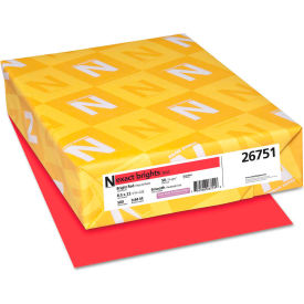 Colored Paper - Exact Brights Paper, Red, 8-1/2" x 11", 20 lb., 500 Sheets/Ream