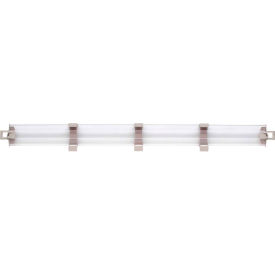 Solid Clear Stackable Shelf Ledge - Back - 48"W x 4"H