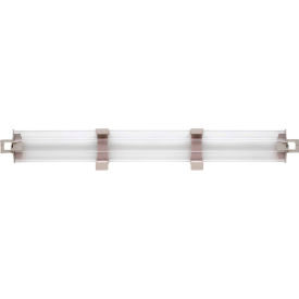 Solid Clear Stackable Shelf Ledge - Back - 36"W x 4"H