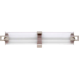 Solid Clear Stackable Shelf Ledge - Side - 24"W x 4"H