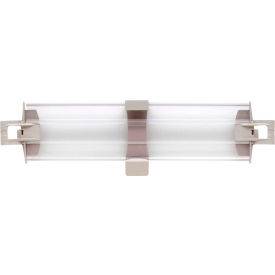 Solid Clear Stackable Shelf Ledge - Side - 18"W x 4"H