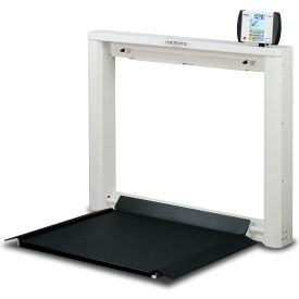 Wall Mountable Digital Wheelchair Scale with Fold Down Platform, 1000 lb x 0.2 lb