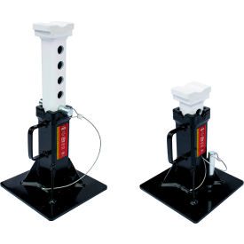 24 Ton Heavy Duty Jack Stands, 1 Pair, Flat Handle.