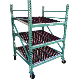 48"W X 48"D X 72"H Mobile Wheel Bed Workstation