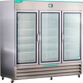 White Diamond Series Stainless Steel Glass Door Refrigerator, 72 Cu.Ft.