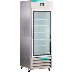 White Diamond Series Stainless Steel Glass Door Refrigerator, 23 Cu.Ft.