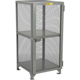 Welded Vented Compact Locker, 24"W x 24"D x 52"H, Gray, Assembled