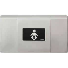 Ultra Horizontal Baby Changing Table, Metallic/Black, 350lb Capacity, Surface Model 200-EH-04
