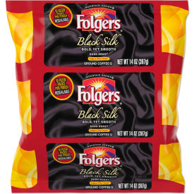 Coffee Filter Packs, Black Silk, 1.4 oz Pack, 40 Packs/Carton