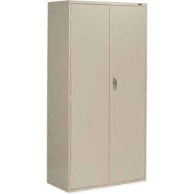 9300 Series Storage Cabinet, Lever Handle, 36"W x 18"D x 72"H, Putty, Assembled