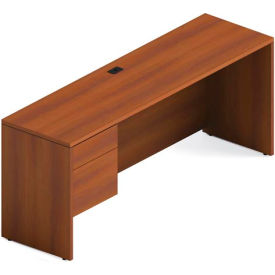 Credenza - Left Pedestal - 72" x 20" - Avant Honey